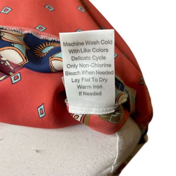 CAbi Women's Multicolor Paisley Patchwork Kimono Size M 3/4 Sleeve - Picture 6 of 6